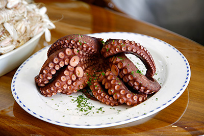 la risacca blu restaurant seefood milan Octopus