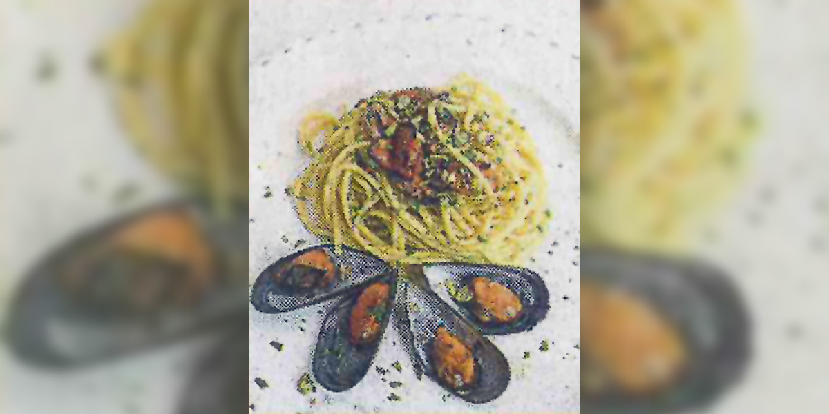 osteria la risacca blu ristorante pesce milano tagliolini cozze pistacchi
