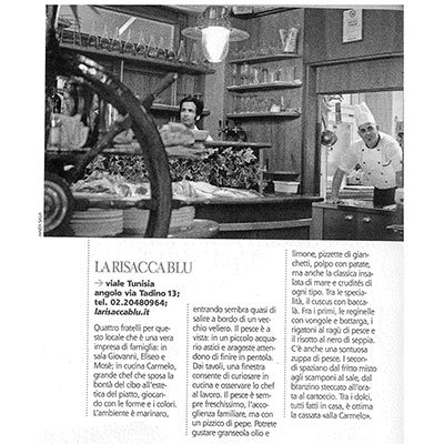 osteria la risacca blu ristorante pesce milano