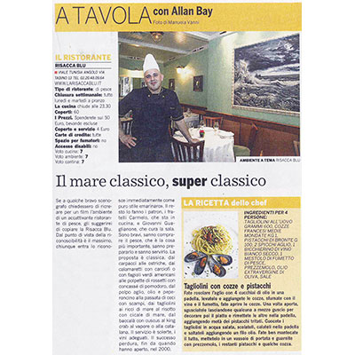 osteria la risacca blu ristorante pesce milano